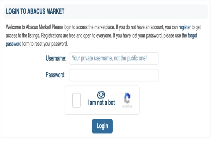 Abacus Market link