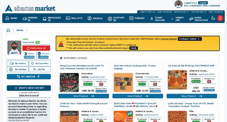 abacus darknet