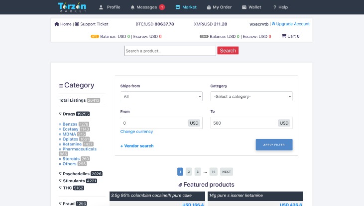 darknet black market url