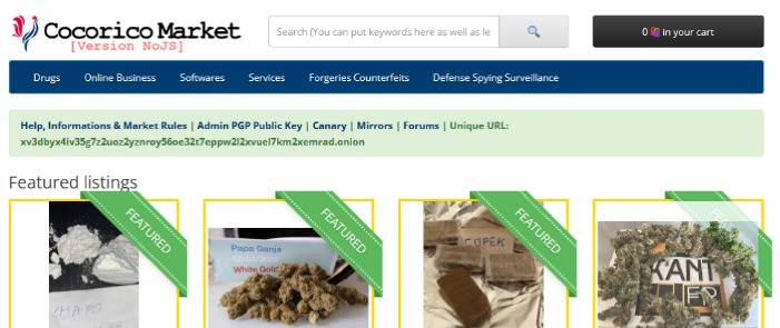 Cocorico Market Darknet