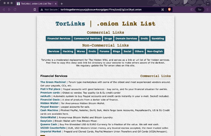 darknet market directory