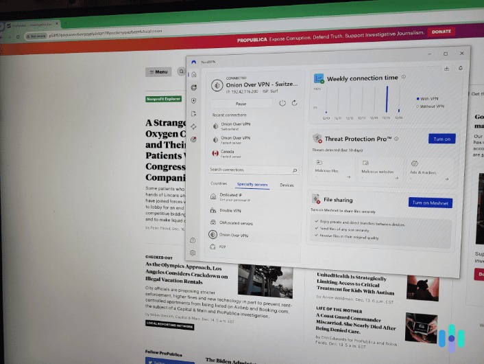 accessing dark web
