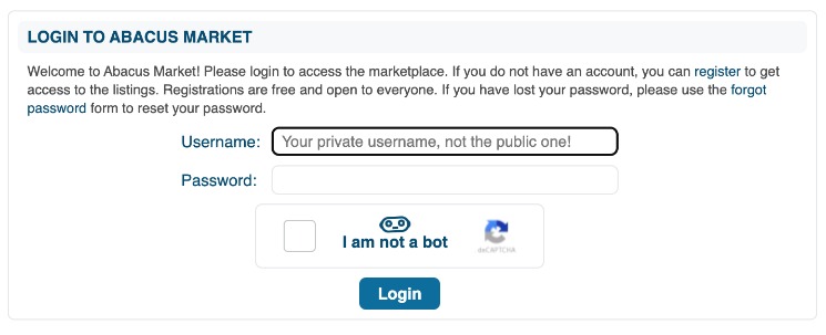 Abacus Darknet Link