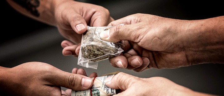 black market drugs guns