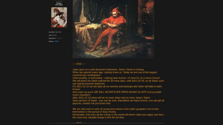 Dark Net Markets