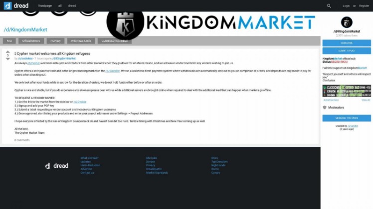 cypher market darknet