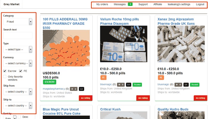 are there any active darknet markets
