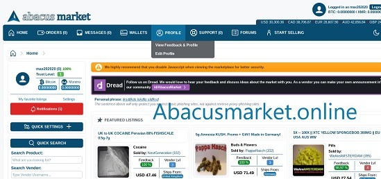 Abacus Market url