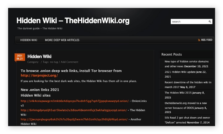 dark web search engines 2023