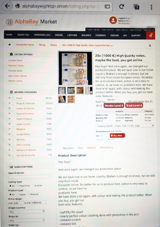 darkfox market url