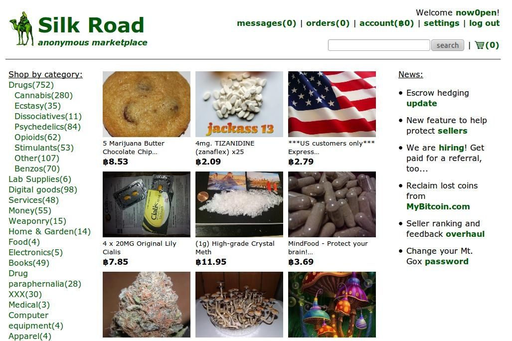 dark web silk road