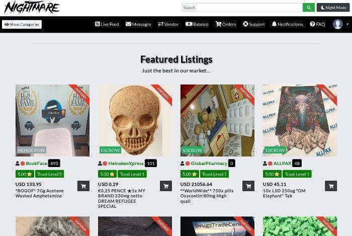current darknet market