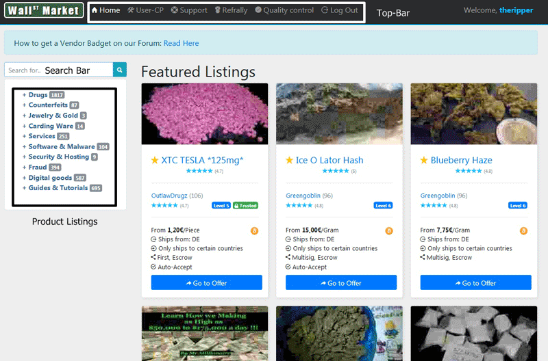 cypher darknet market