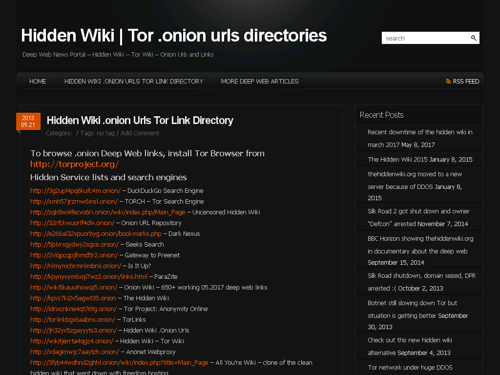 best onion links