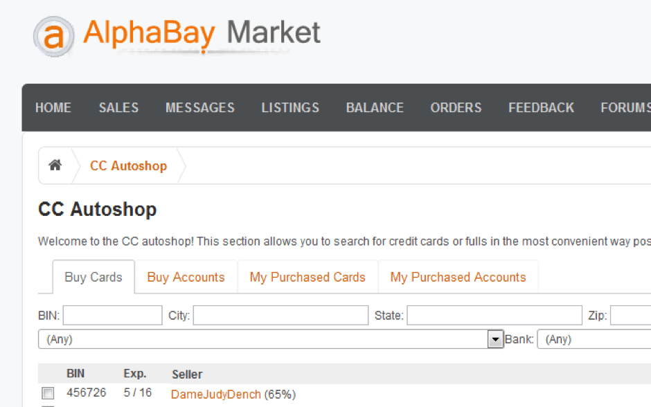 alpha market darknet