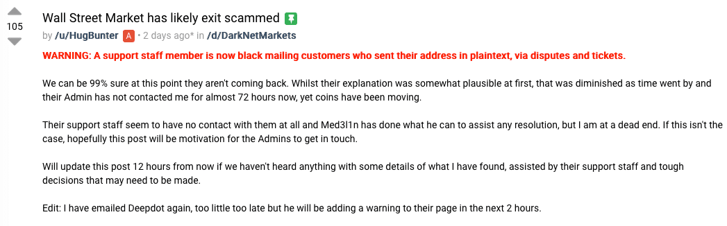 darknet drug delivery