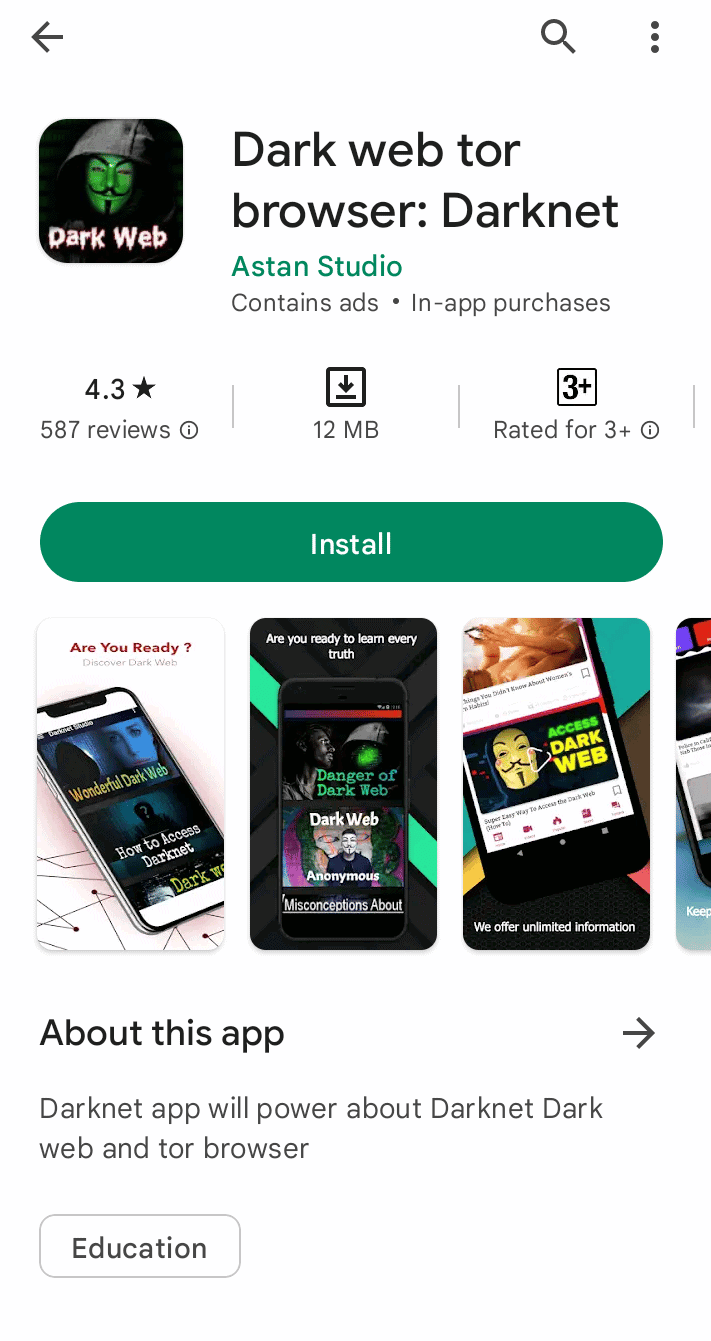 acess dark web